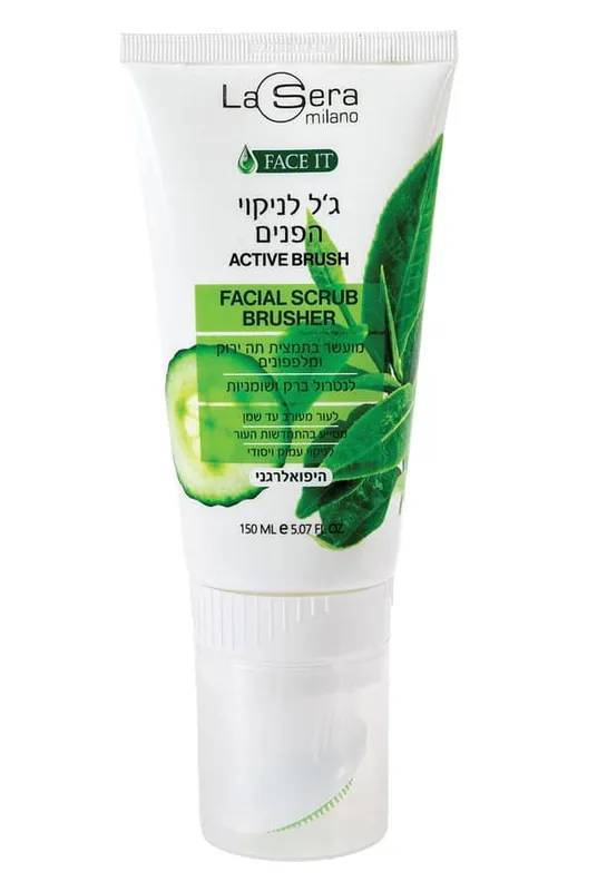 לסרה גל ניקוי אקטיב בראש מועשר בתה ירוק ומלפפונים150מל