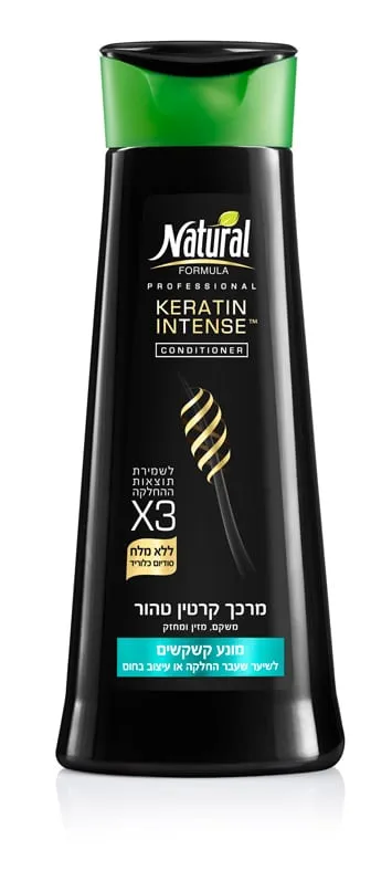 נ.פורמולה מרכך קרטין אינטנס למניעת קשקשים 400מל