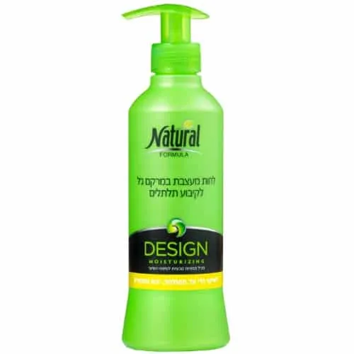 נטורל פורמולה ק.לחות צהוב גו קרלי לשיער מתולתל