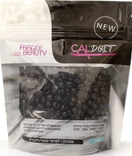 פראנס ביוטי פתיתי שעווה שחור 150גר