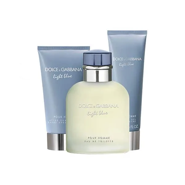 Dolce & Gabbana Light Blue Pour Homme Set