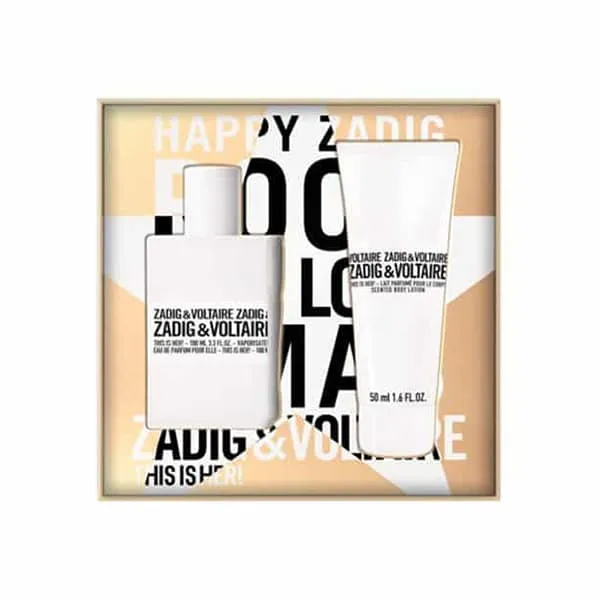 סט זאדיג דיז איז הר א.ד.פ 100 מ"ל + 50 מ"ל תחליב גוף בושם לאישה