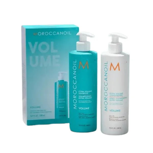 ערכת מרוקן אויל שמפו ומרכך להענקת נפח 500 מ"ל *2 - מרוקן אויל