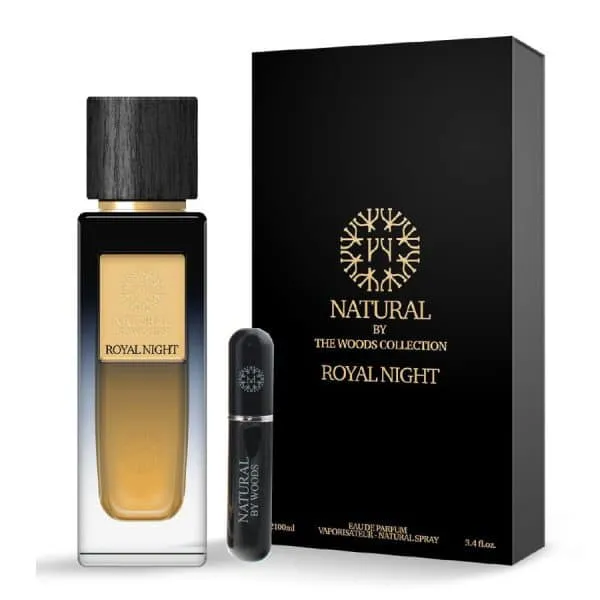 נטורל רויאל נייט מארז 2 חלקים 100 מ"ל א.ד.פ + בושם מוקטן 5 מ"ל - דה וודס קולקשן