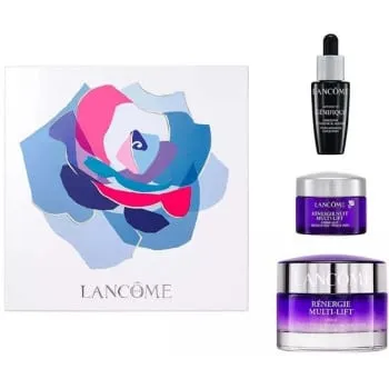 מארז קרם יום + קרם לילה + סרום פנים - לנקום