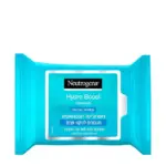 מגבונים HYDRO BOOST לניקוי הפנים ניוטרוג'ינה