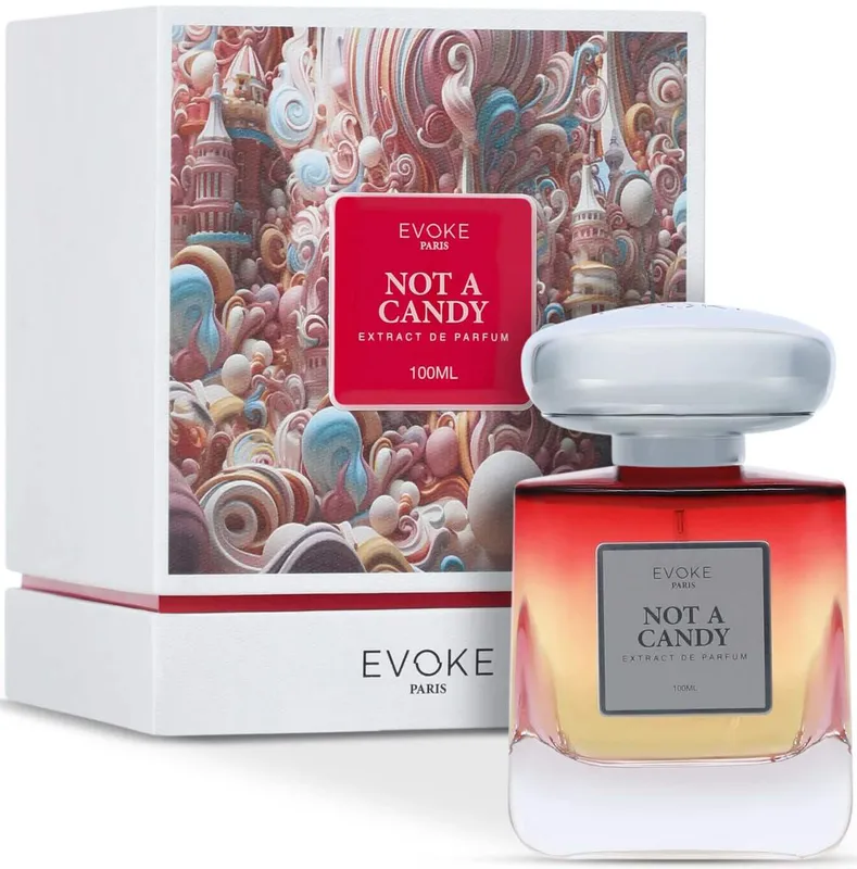 Product image: נוט אה קנדי אקסטרקט דה פרפיום בושם יוניסקס 100 מ"ל - איבוק פריז EVOKE PARIS NOT A CANDY EXTRACT DE PARFUM 100ML