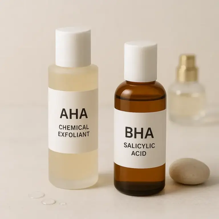 פילינג כימי ביתי: חומצות AHA ו-BHA - המדריך המלא מקוסמטיקס
