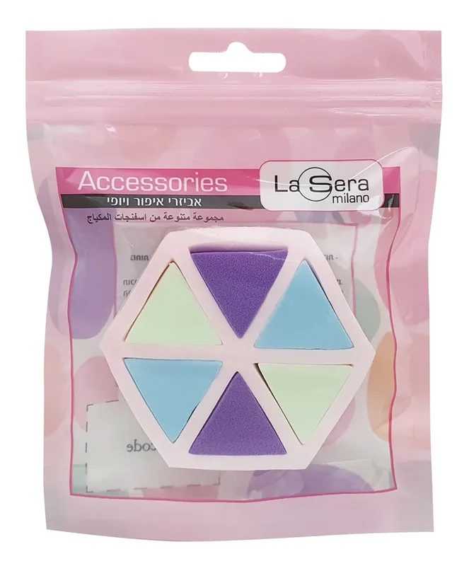 לסרה 6ספוגים צבעוניים