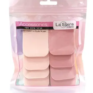 לסרה 8ספוגיות מלבניות ורודות