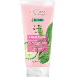 לסרה פילינג גרגירים לניקוי יסודי מועשר במלפפונים לעור עדין 200מ"ל