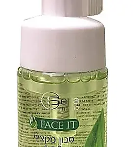 לה סרה סבון מקציף 2ב 1עם מברש 15ניקוי 150מ"ל לכל סוגי העור