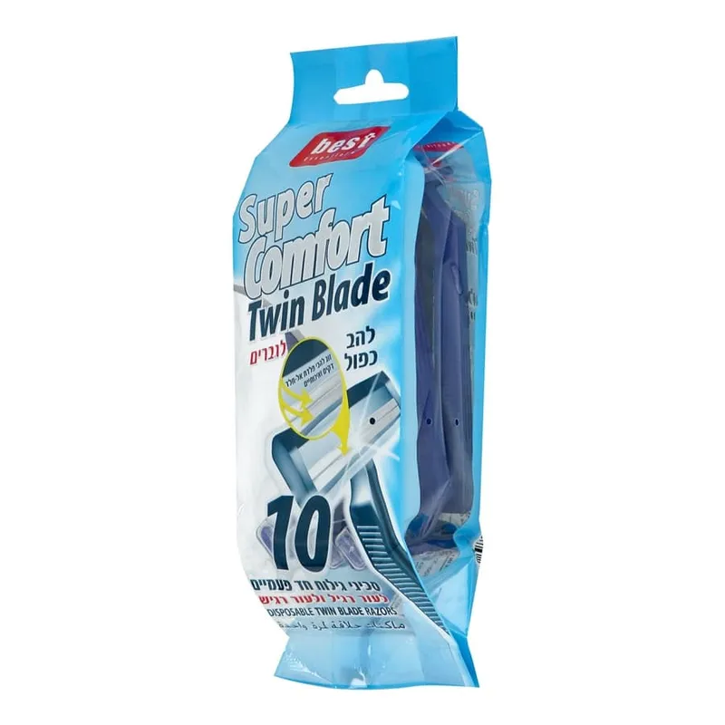 בסט סכ.גילוח גבר10יח