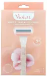 סכיני גילוח רב פעמי ויולט לייט טאצ' 5להבים ורוד 5*יח' / Violett Light Touch 5 Blades Razorx5 Pink