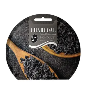 מונדסאב מסיכת פנים שחורה עם פחם לטיהור והבהרה