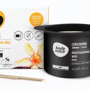 בודי נאטור שעווה מתקלפת לגוף לחימום במיקרו 250גר