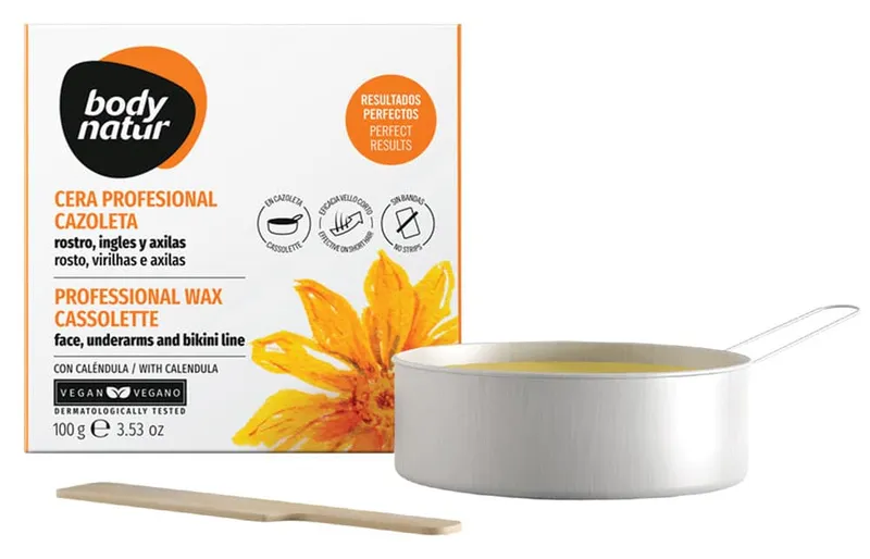 בודי נאטור שעווה מתקלפת לאזורים עדינים 100גר