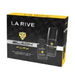 בושם לגבר לה ריב סט בלאק פורי (ג) בושם+ דאו / La Rive Set Black Fury Edp+deo