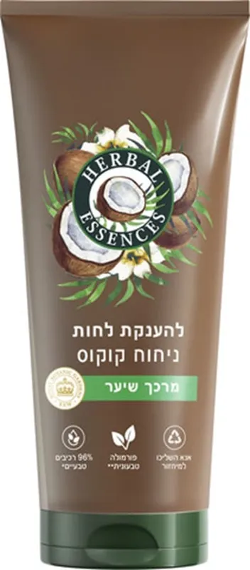 הרבל אסנס מרכך ניחוח קוקוס 250מל