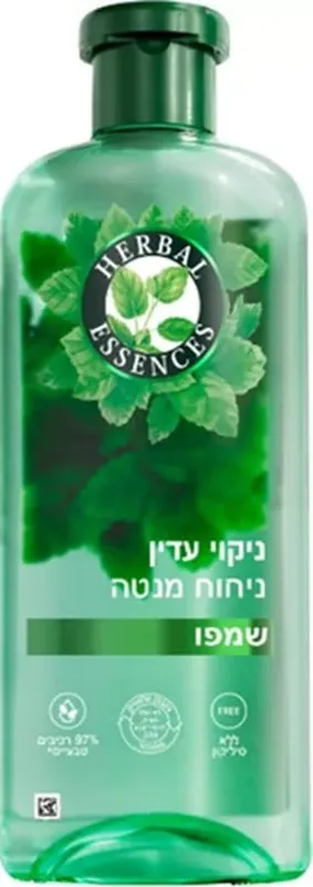 הרבל אסנס שמפו ניחוח מנטה 350מל