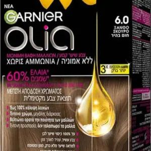 גרניה אוליה צבע לשיער ללא אמוניה גוון 6