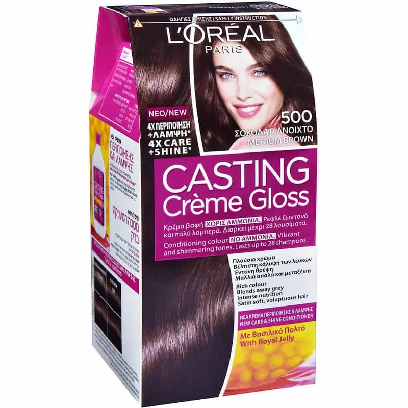 קסטינג 500קרם גלוס חום טבעי