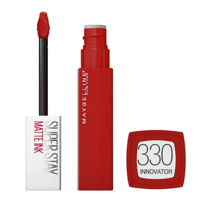 מייבילין שפתון סופרסטיי מאט אינק אינוואיטור מס.330