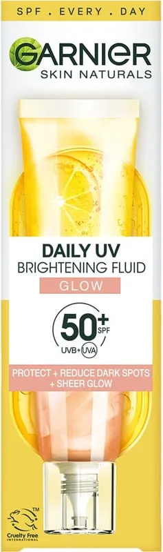 גרנייה תחליב לחות גלואו SPF50ויטמין סי 40מל