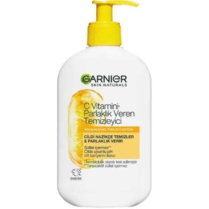 גרנייה גל ניקוי סבון פנים ויטמין סי 250מל