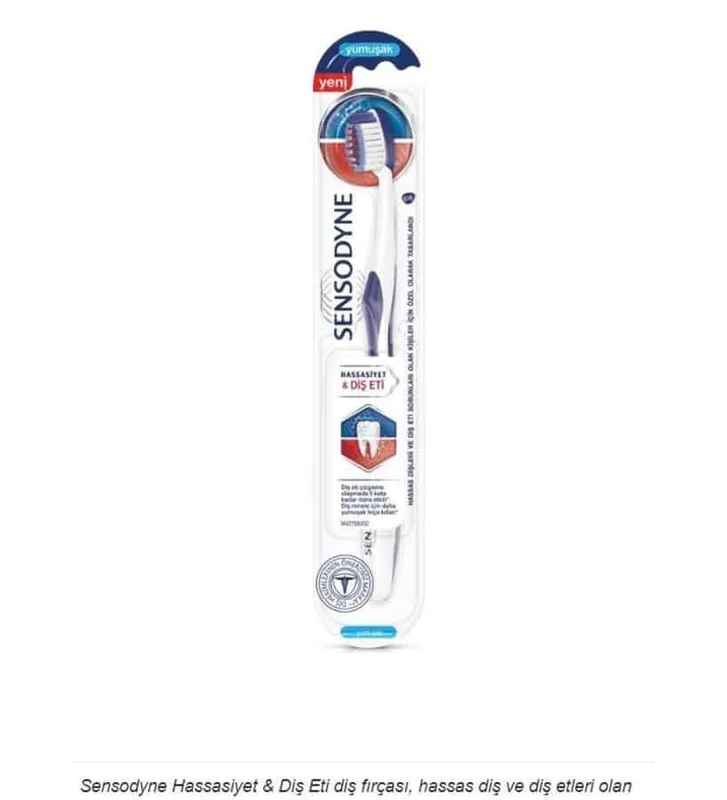 סנסודיין מברשת שיניים סנסטיב גאם לרגישות בחניכיים סופט