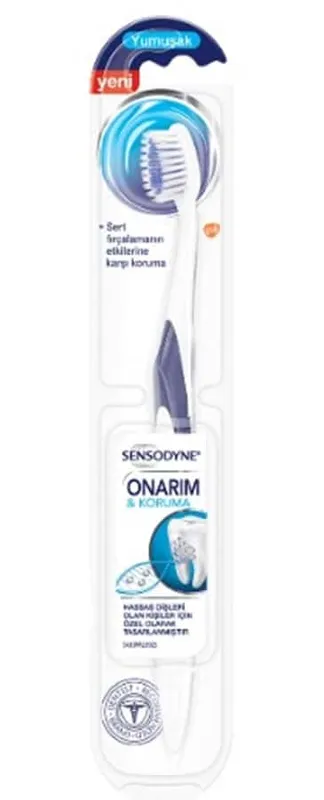 סנסודיין מברשת שיניים ריפייר ופרוטקט סופט