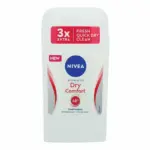 ניואה דאו סטיק דריי קומפורט לאישה 50מל / Nivea Deo Stick W Dry Comfort Anti-perspirant 50 Ml