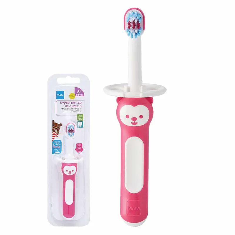 מאמ מברשת שיניים תינוקות +6ורוד