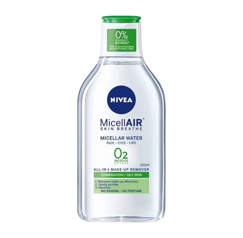 ניואה מים מיסלריים לעור מעורב ירוק 400מל