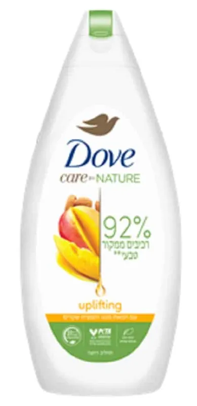 דאב תחליב רחצה עם חמאת מנגו ותמצית שקדים 750מל