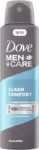דאב דאו ספריי (ג) קלין קומפורט 150מל / Dove Deo Spray Advanced Care Clean Comfort Men 150ml