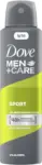 דאב דאו ספריי (ג) ספורט 150מל / Dove Deo Spray Advanced Care Sport Men 150ml