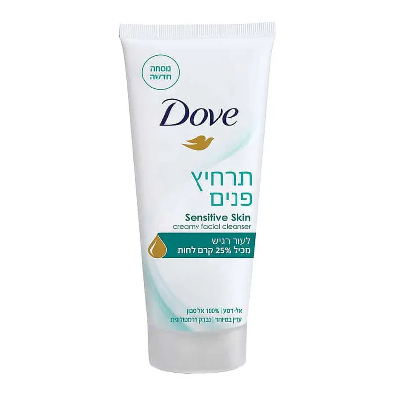 דאב תרחיץ פנים רגיש180מל