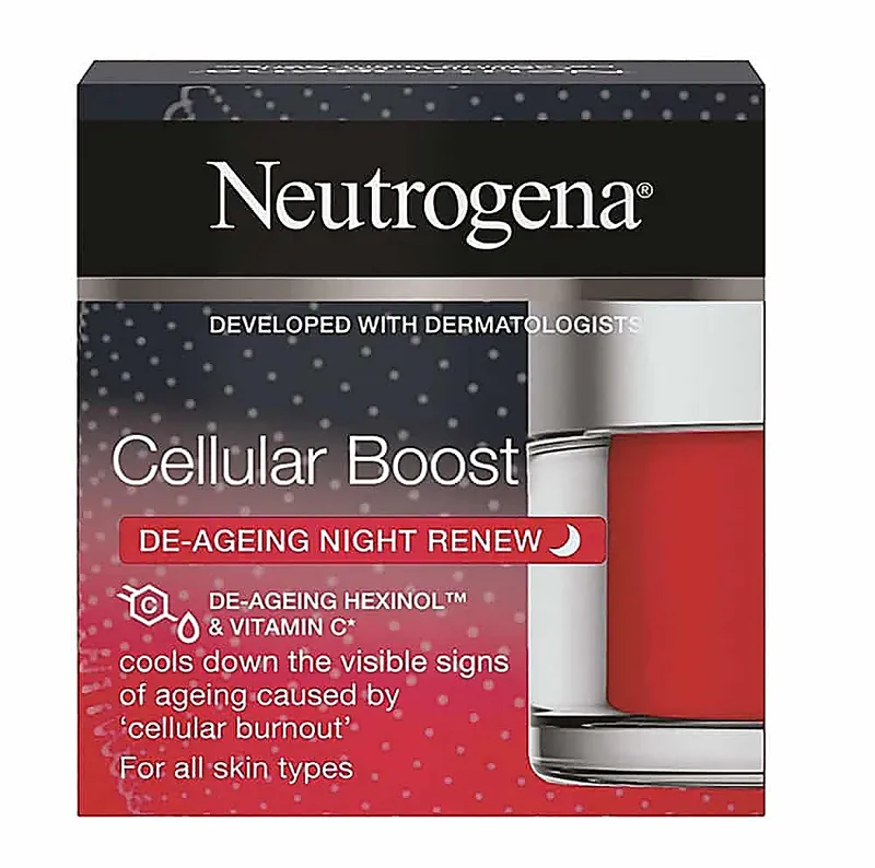 ניוטרוגינה סלולר בוסט קרם לילה אנטי אג'ינג 50מל