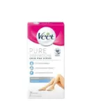ויט רצועות שעווה לגוף ורגליים 20יח / Veet Wax Strips For Skin 20un