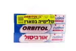 אורביטול שלישיית סודה מש.שיניים / Orbitol Toothpaste X 3