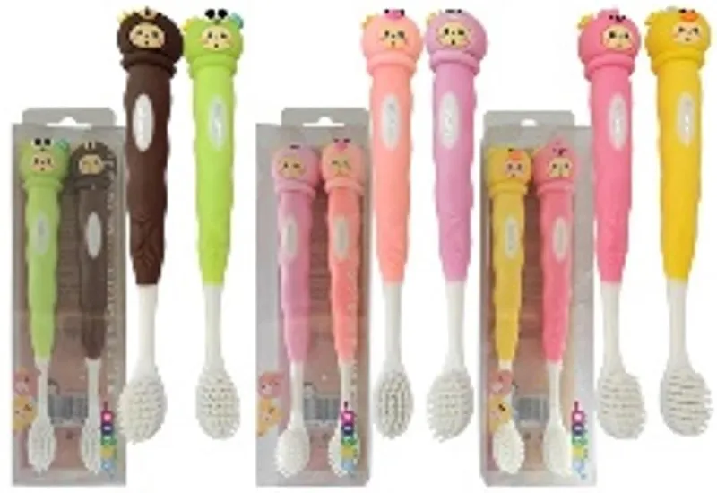 סליידר זוג מברשות שיניים חיות לילדים S750
