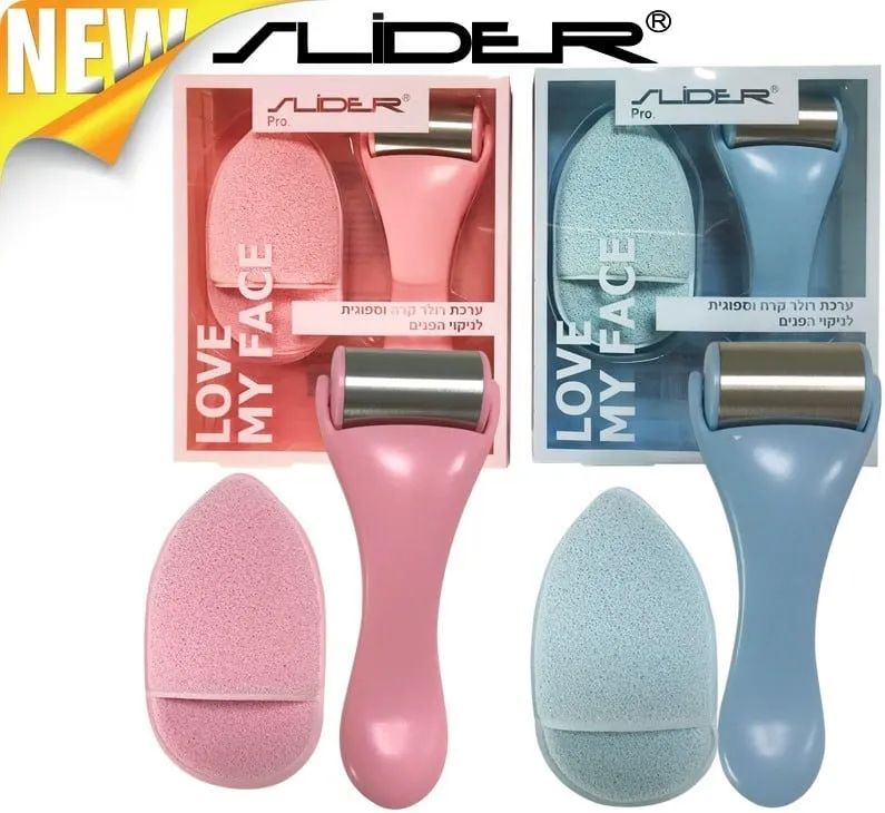סליידר ערכת רולר קרח וספוגית לניקוי הפנים דגם R56270-337
