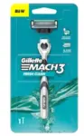 גילט מאך 3רב פעמי להבים - סכין + ידית / Gillette Mach 3 Razor
