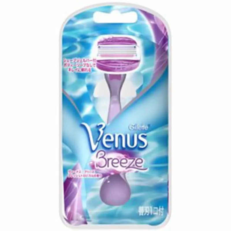 גילט וונוס בריז מכשיר +סכין גילוח רב פעמי לנשים