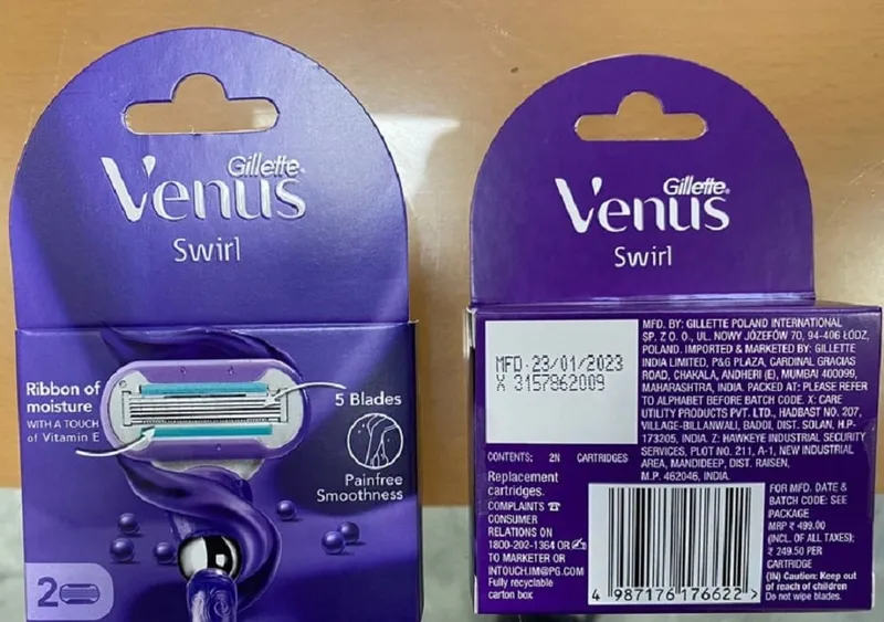 גילט ונוס סווירל 5להבים - 2סכינים