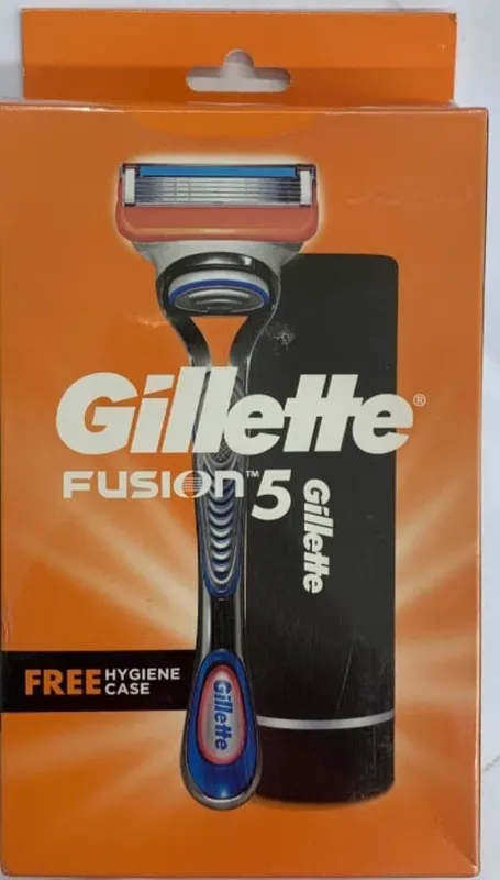 גילט פיוזן מכשיר+סכין גילוח רב פעמי בקופסא מהודרת