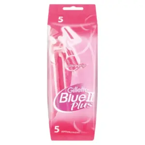 גילט בלו 2פלוס לאישה 2להבים חד פעמי - 5יחידות