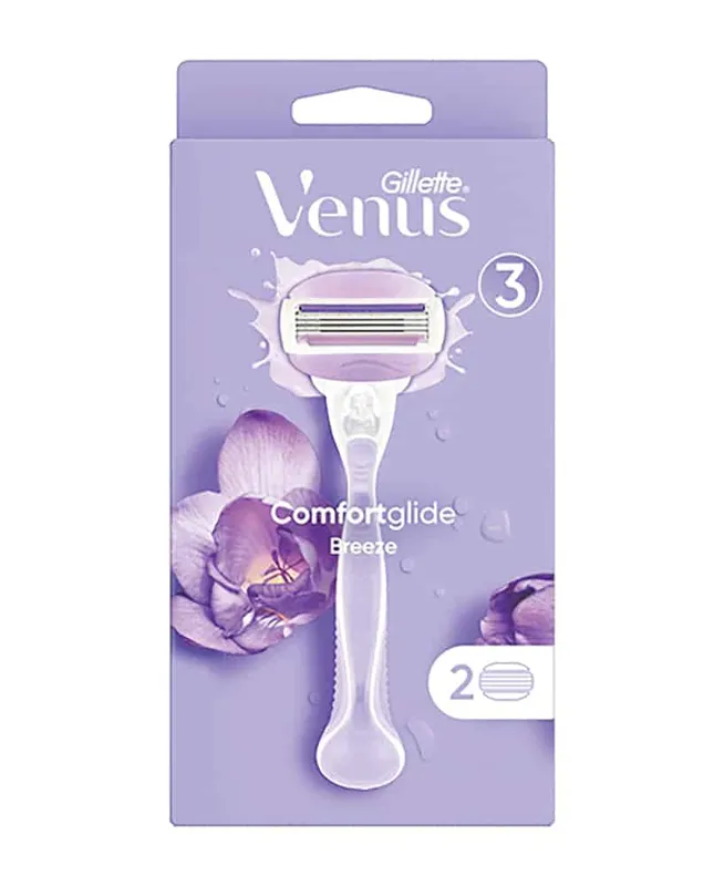 גילט ונוס קומפורטגלייד בריז 3להבים רב פעמי - 2סכינים + ידית