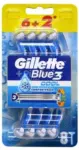 גילט בלו 3קול סכיני גילוח חד פעמי 8יח / Gillette Blue 3 Cool 8pcs.